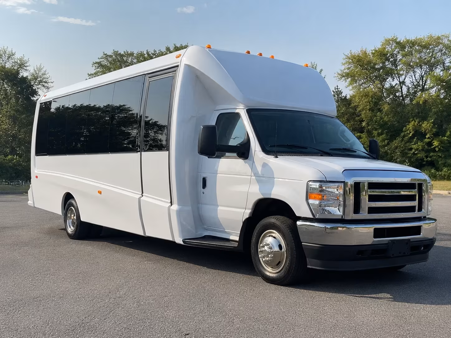 Alexandria Private Event Transportation party bus exterior