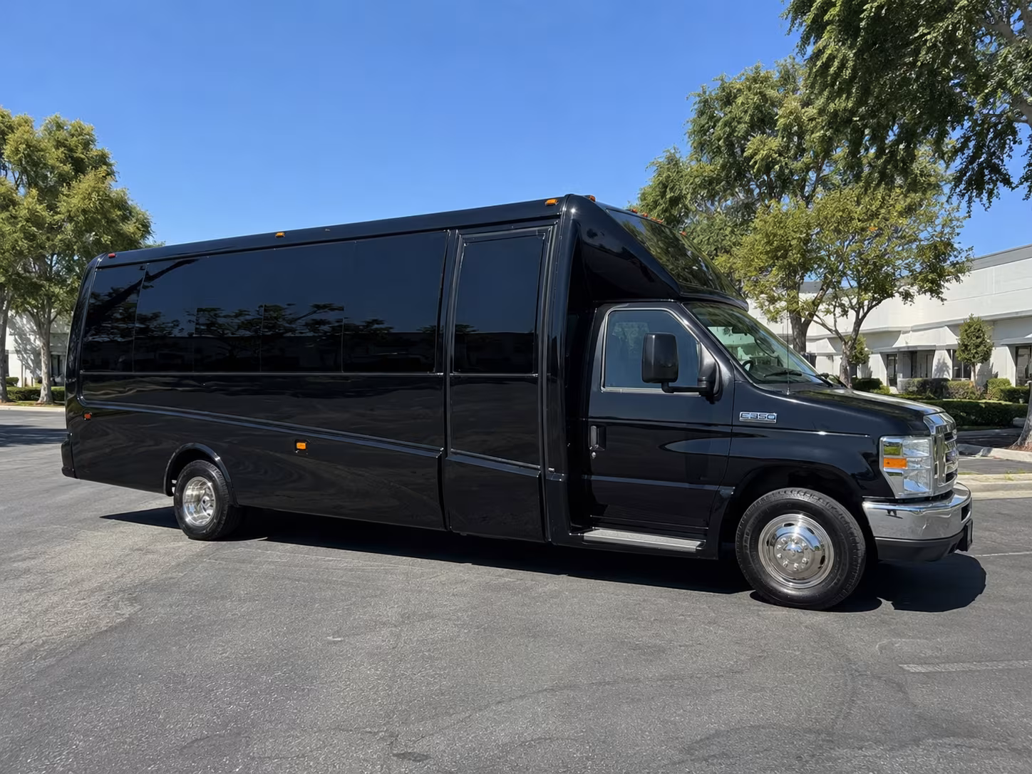Alexandria Private Event Transportation party bus exterior