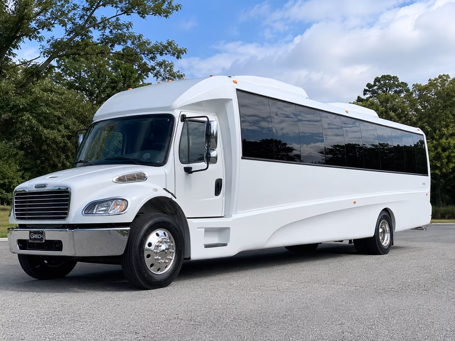 Alexandria Prom & Homecoming Transportation party bus exterior