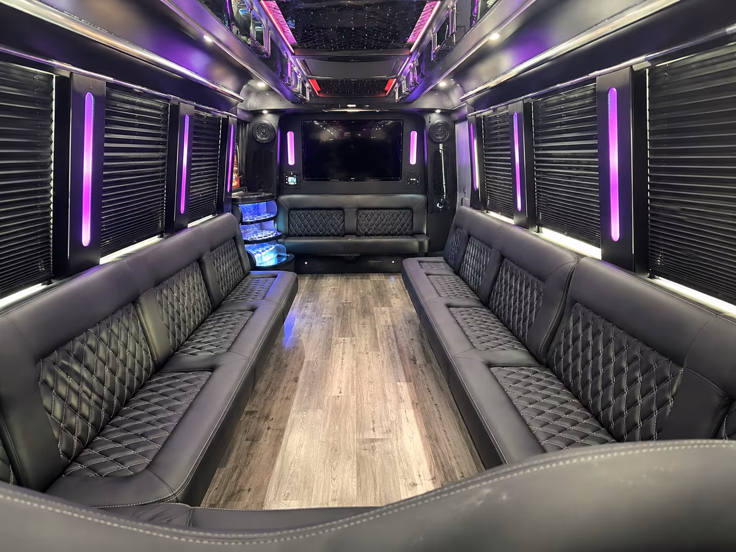 Alexandria Prom & Homecoming Transportation party bus exterior