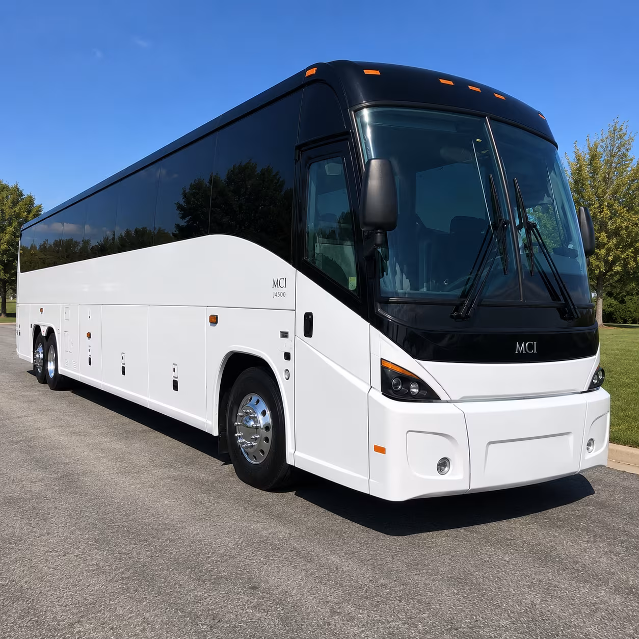 Alexandria School Event Transportation party bus exterior