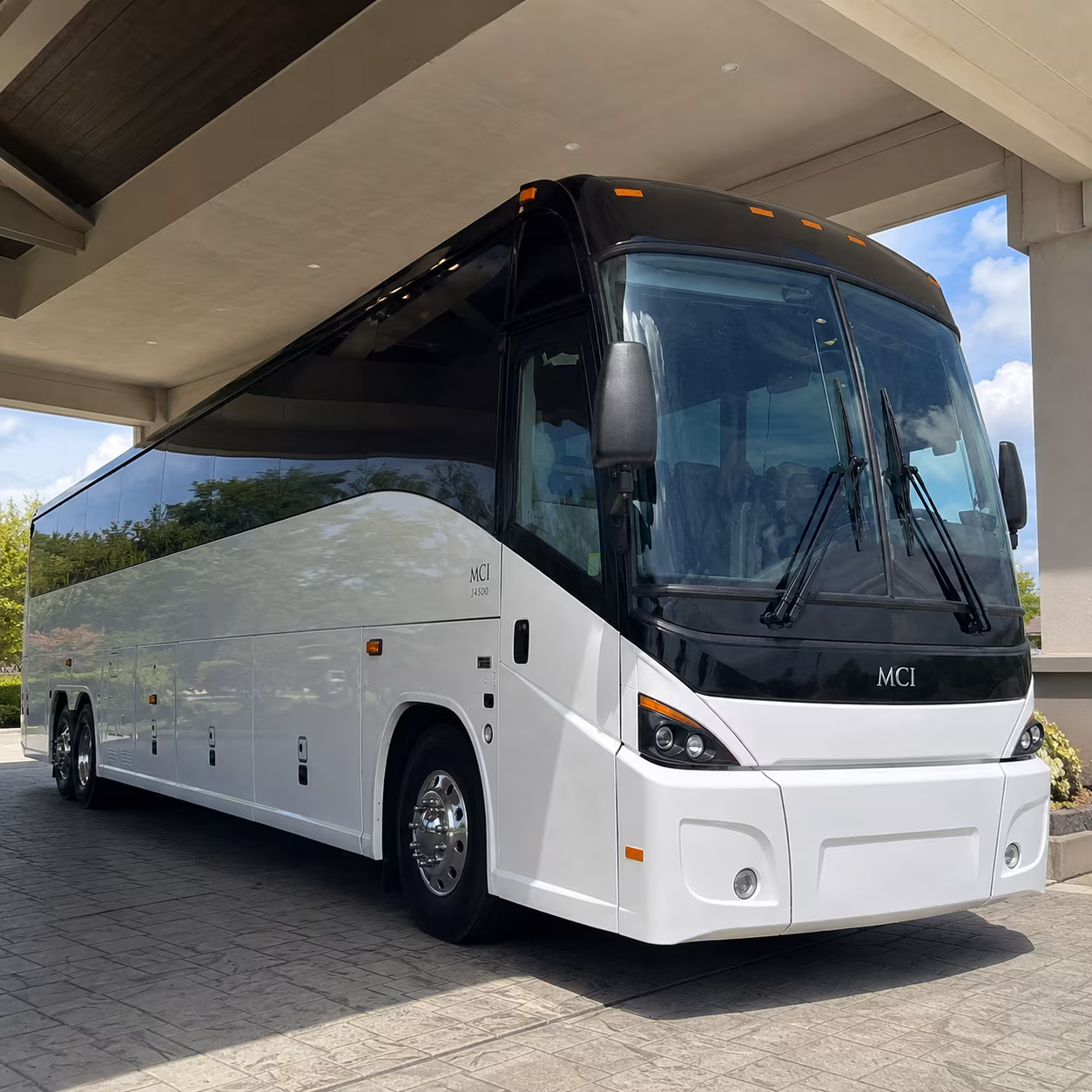 Alexandria School Event Transportation party bus interior