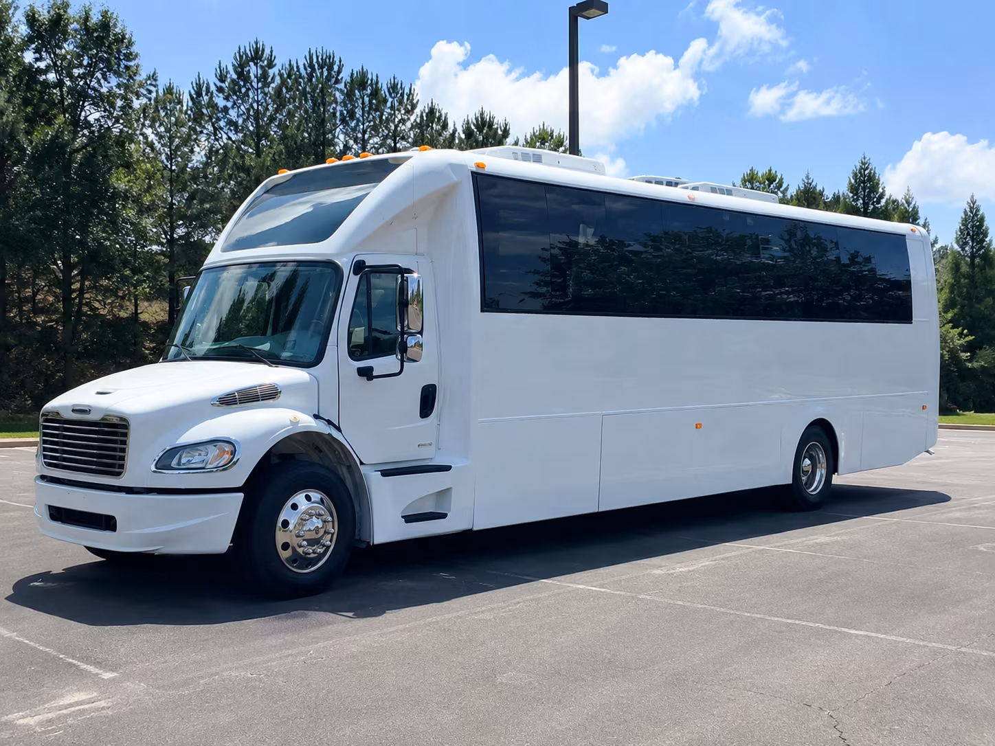 Alexandria Wedding Transportation party bus exterior