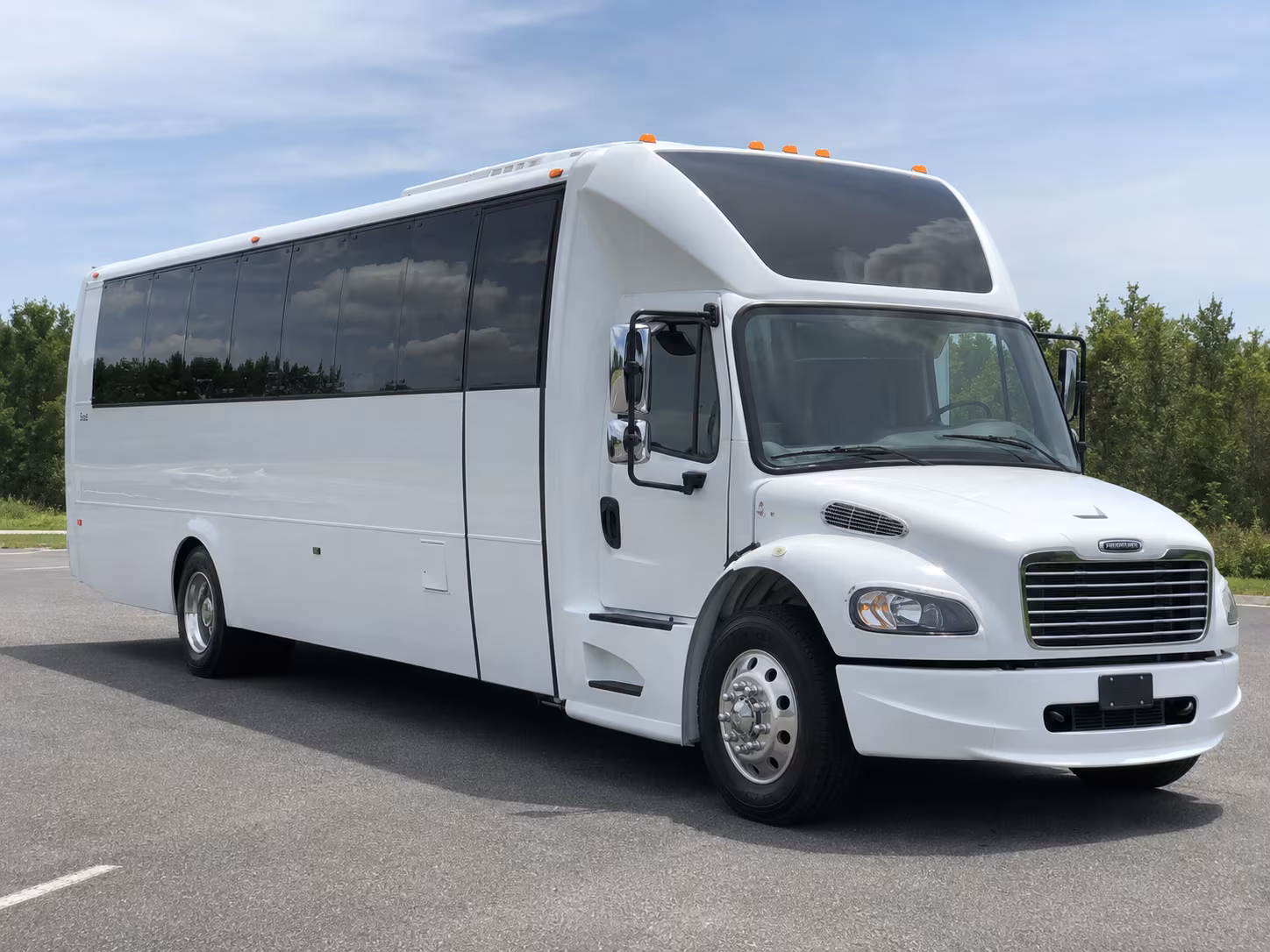 Alexandria Wedding Transportation party bus exterior